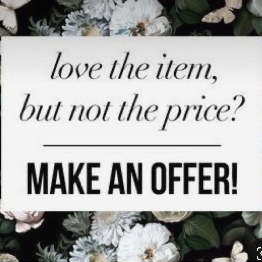 Offers are always welcome🧡